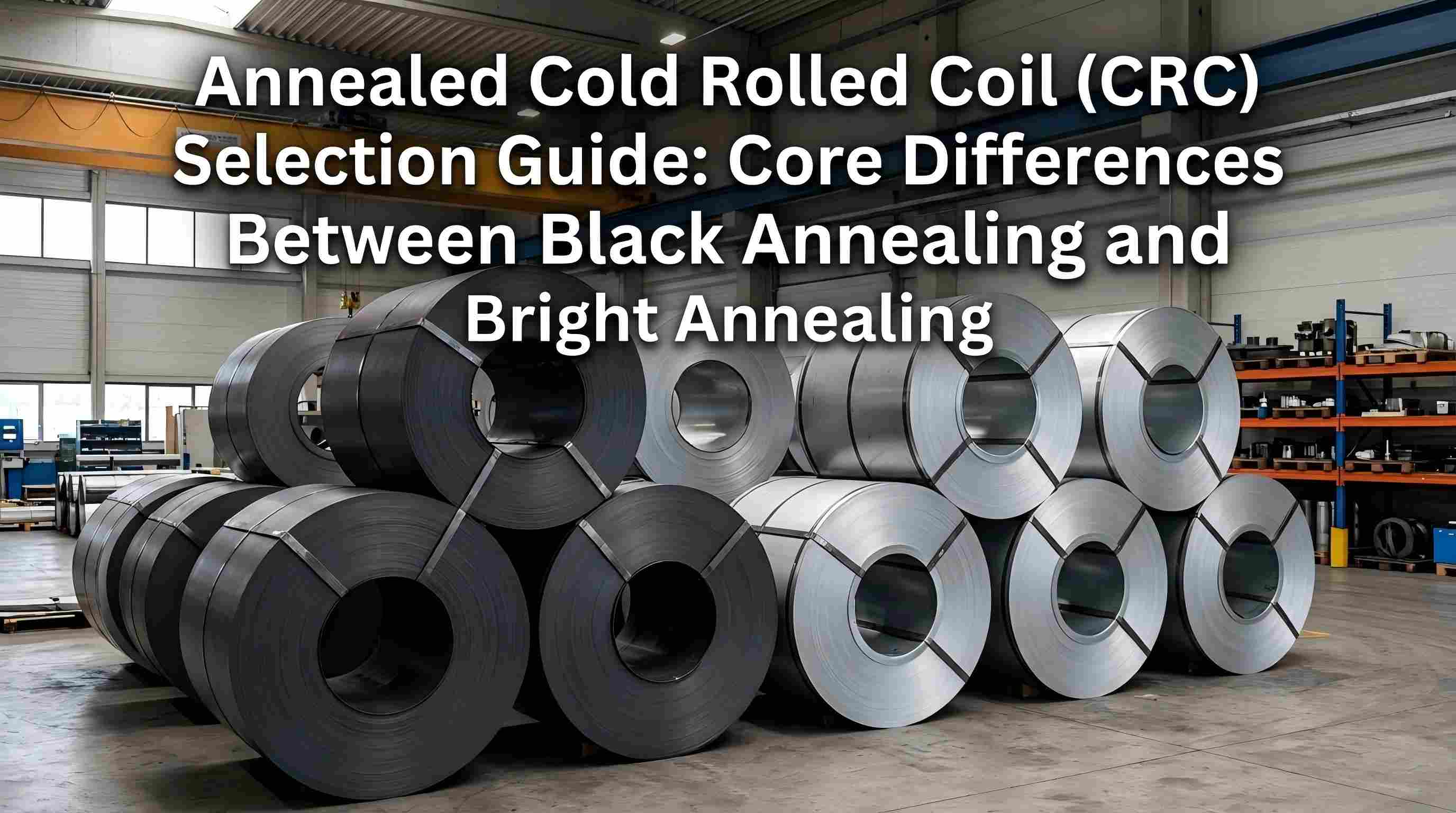 Annealed Cold Rolled Coil (CRC) Selection Guide: Mga Pangunahing Pagkakaiba sa Pagitan ng Black Annealing at Bright Annealing